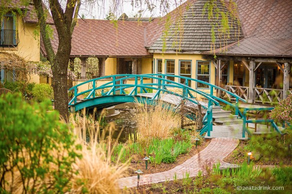 The lovely grounds of Mirbeau.